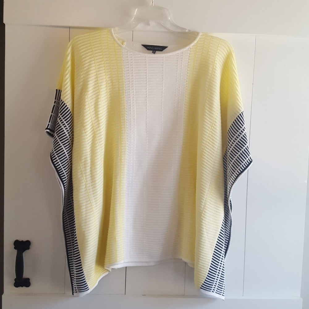 New Ming Wang oversized poncho/ shrug